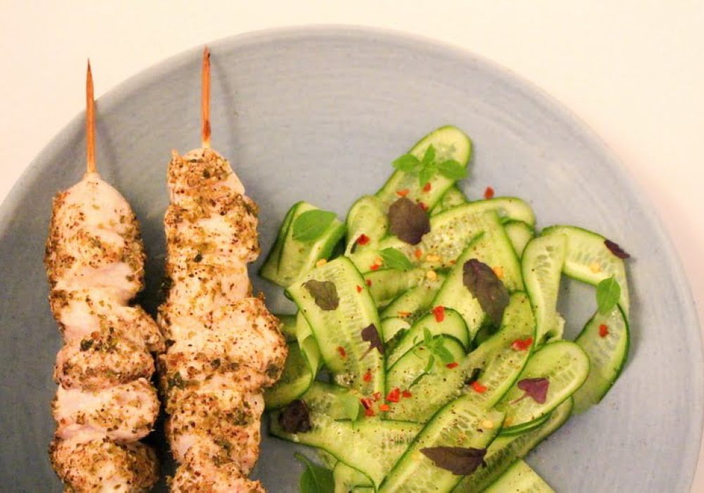 Shaved-Mini-Cucumber-Salad-with-Chicken-Skewers-6_resize